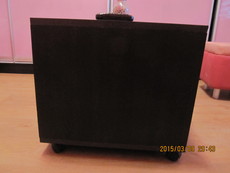 Абсолютно Новый журнальный стол на колесиках черного цвета