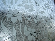 Пескоструйная обработка стекла