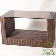 Меблі з ротангу недорого. Стіл Хай-тек U.