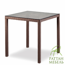 Столи і крісла з ротанга. Стіл Мілан.