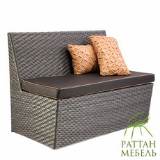 Садові меблі з ротанга. Диван Орлеан.
