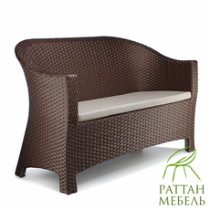 Диван из ротанга Лаунж.