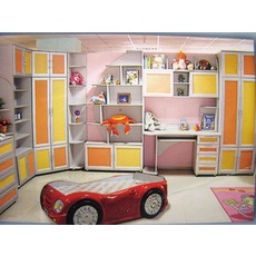 Модульная система (мебель)для детской комнаты "Пионер"