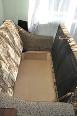 Мебель б/у кресло раскладное + кровать = 1000 грн