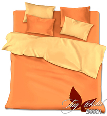 Однотонное постельное белье из поплина, Комплект S6001