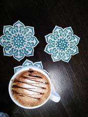 Подставки под чашки керамические