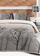 Купити покривало в інтернет-магазині Eponj Home Bird сіре 2