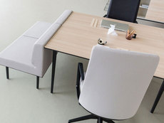 Модульная система столов Longo фабрики Actiu (Испания)