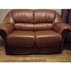 Продам диван бу из натуральной кожи 5000гр. торг