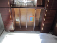 Шкаф книжный с антресолями