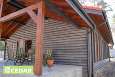 Фиброцементный сайдинг Cedar Premium, сланец