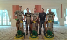Укладка штучного дворцового художественного паркета (Киев).
