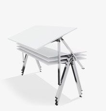 Штабелируемый стол yuno. Wiesner Hager Австрия