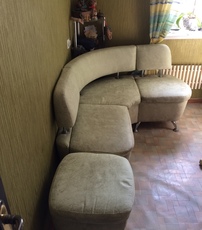 Кухонный мягкий уголок.