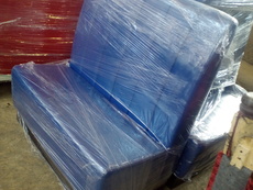 Диван синій м'який для кафе б / у