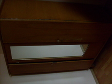 Деревянный шкаф.  50-е года.