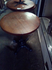 Стіл дерев'яний б / у круглий для кафе