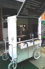 Торговая тележка для кофе, торговая точка, ролл-бар