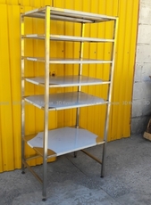 Стеллажи из нержавеющей стали в наличии для кафе, ресторана