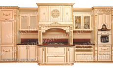 Кухня з масиву «ФІЄСТА» з фабрики на замовлення з гарантією