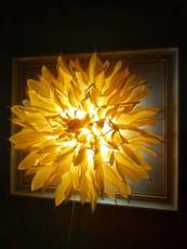 Цветок-бра 3D-формат. Арт-декор для помещений