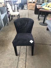Б/у стул велюр черный для кафе, баров, ресторанов