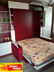 Кровать трансформер, встроенная кровать, откидная кровать