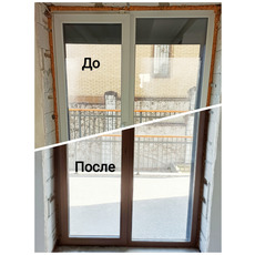 Фарбування дверей і вікон з ПВХ та алюмінію, радіаторів