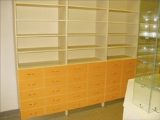 Мебель для аптек на заказ, аптечная мебель в Киеве