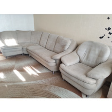 Мягкий уголок (диван и кресло)