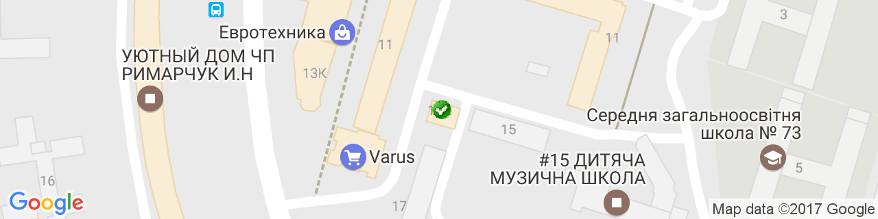 Карта объектов компании Визаж-Восток